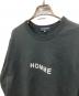 中古・古着 COMME des GARCONS HOMME (コムデギャルソン オム) HOMMEロゴプリントTシャツ ブラック サイズ:M：8000円