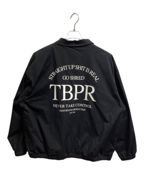 TIGHTBOOTH PRODUCTION（タイトブースプロダクション）TIGHTBOOTH PRODUCTION (タイトブースプロダクション) STRAIGHT UP COACH JKT ブラック サイズ:Lの古着・服飾アイテム
