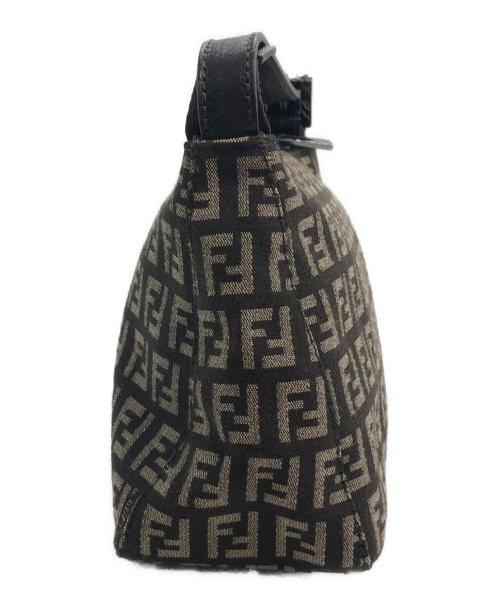 FENDI（フェンディ）FENDI (フェンディ) ズッキーノ ハンドポーチ ブラウンの古着・服飾アイテム
