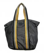 FENDIフェンディ）の古着「ズッキーノ トートバッグ」｜グレー×イエロー