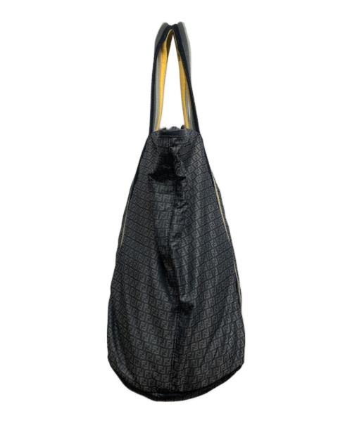 FENDI（フェンディ）FENDI (フェンディ) ズッキーノ トートバッグ グレー×イエローの古着・服飾アイテム