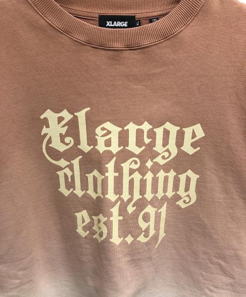 X-LARGE（エクストララージ）X-LARGE (エクストララージ) GRADATION CREWNECK SWEATSHIRTS ブラウン サイズ:XLの古着・服飾アイテム
