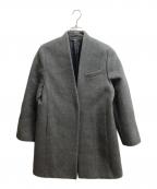 L'appartementアパルトモン）の古着「21AW No collar chester COAT」｜グレー