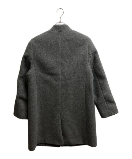 L'appartement（アパルトモン）L'Appartement (アパルトモン) 21AW No collar chester COAT グレー サイズ:36の古着・服飾アイテム