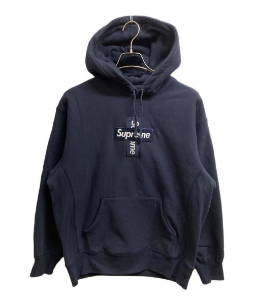 SUPREME（シュプリーム）SUPREME (シュプリーム) 20AW Cross Box Logo Hoodie ネイビー サイズ:Mの古着・服飾アイテム