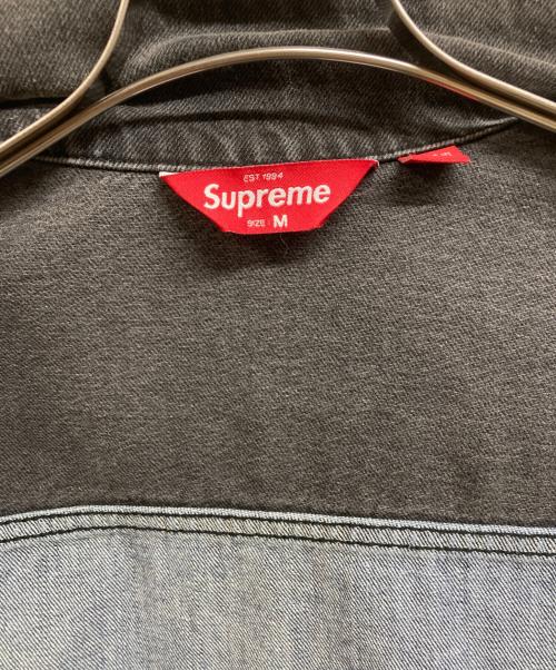 SUPREME（シュプリーム）Supreme (シュプリーム) 22FW 2-Tone Paneled Denim Jacket インディゴ×ブラック サイズ:Mの古着・服飾アイテム