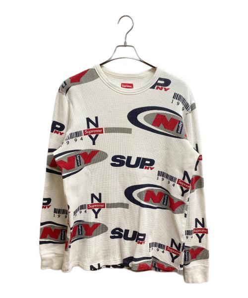 SUPREME（シュプリーム）Supreme (シュプリーム) 18FW NY Waffle Thermal ホワイト サイズ:Mの古着・服飾アイテム