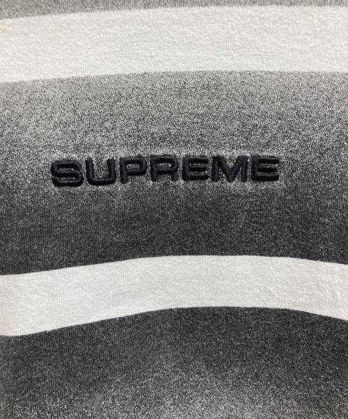 SUPREME（シュプリーム）Supreme (シュプリーム) 20SS Fade Stripe L/S Top グレー サイズ:Mの古着・服飾アイテム