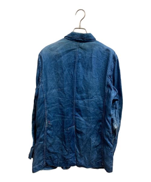CASEY CASEY（ケーシーケーシー）CASEY CASEY (ケーシーケーシー) リネンデニムジャケット インディゴ サイズ:Mの古着・服飾アイテム
