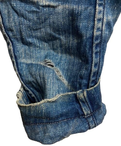 CASEY CASEY（ケーシーケーシー）CASEY CASEY (ケーシーケーシー) リネンデニムジャケット インディゴ サイズ:Mの古着・服飾アイテム