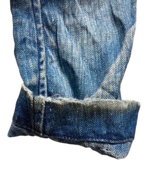 CASEY CASEY（ケーシーケーシー）CASEY CASEY (ケーシーケーシー) リネンデニムジャケット インディゴ サイズ:Mの古着・服飾アイテム