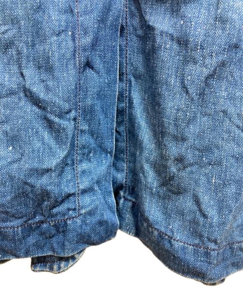 CASEY CASEY（ケーシーケーシー）CASEY CASEY (ケーシーケーシー) リネンデニムジャケット インディゴ サイズ:Mの古着・服飾アイテム