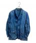 CASEY CASEY（ケーシーケーシー）の古着「リネンデニムジャケット」｜インディゴ