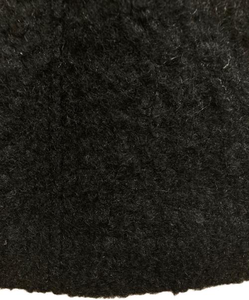 M'S GRACY（エムズグレイシー）M'S GRACY (エムズグレイシー) リボンモチーフアンゴラウールコート ブラック サイズ:38の古着・服飾アイテム