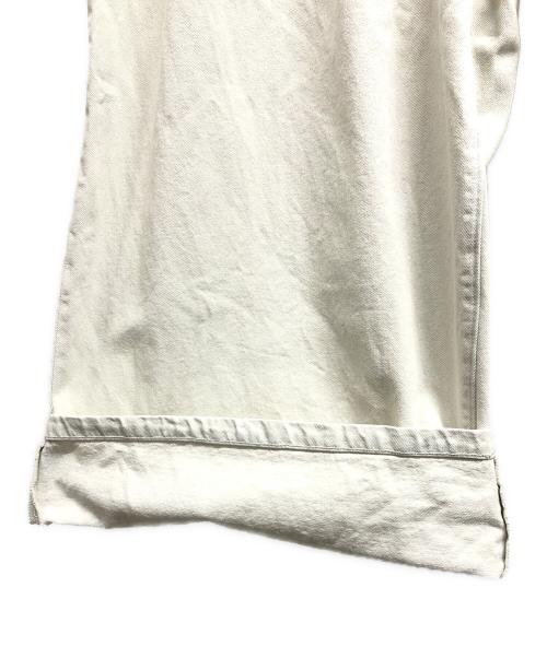 JOURNAL STANDARD（ジャーナルスタンダード）JOURNAL STANDARD (ジャーナルスタンダード) ビッグタックデニム ホワイト サイズ:38の古着・服飾アイテム