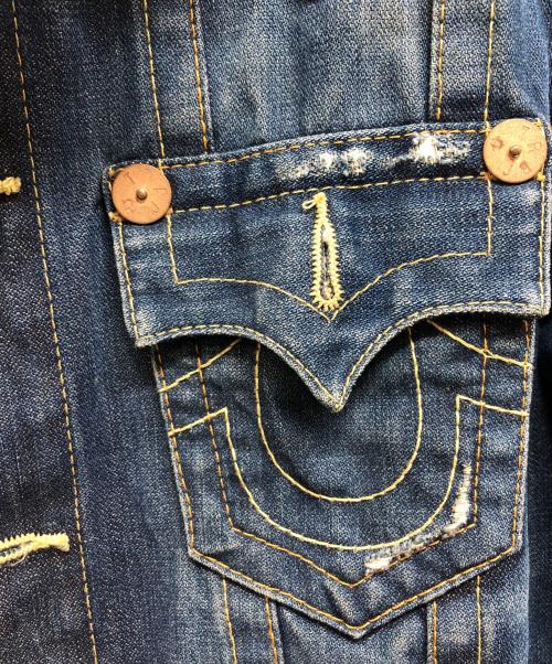 TRUE RELIGION（トゥルー レリジョン）TRUE RELIGION (トゥルー レリジョン) デニムジャケット インディゴ サイズ:Sの古着・服飾アイテム
