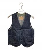 Pherrow'sフェローズ）の古着「ワークベスト」｜インディゴ