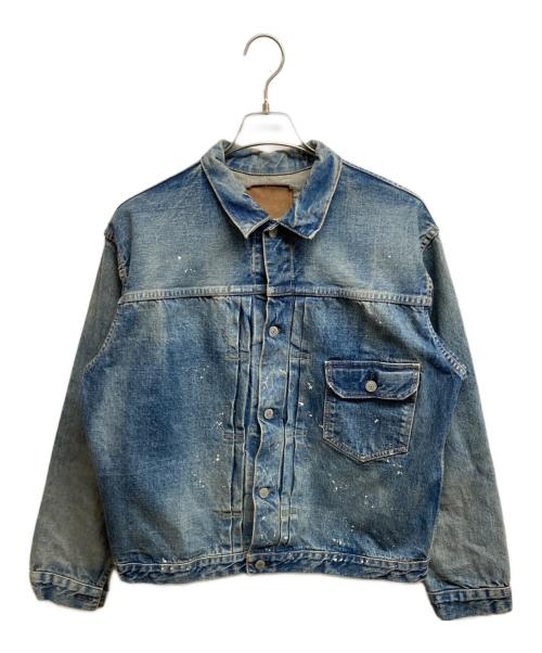 orSlow（オアスロウ）orSlow (オアスロウ) 1st Type ペイント加工デニムジャケット インディゴ サイズ:XLの古着・服飾アイテム