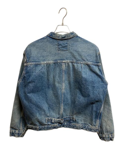 orSlow（オアスロウ）orSlow (オアスロウ) 1st Type ペイント加工デニムジャケット インディゴ サイズ:XLの古着・服飾アイテム