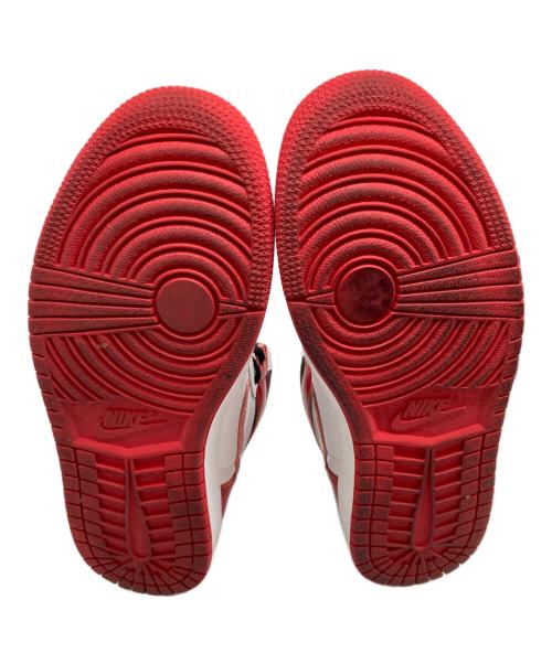 NIKE（ナイキ）NIKE (ナイキ) AIR JORDAN 1 RETRO HIGH OG ハイカットスニーカー WHITE/UNIVERSITY RED-BLACK サイズ:US9の古着・服飾アイテム