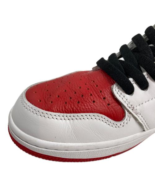 NIKE（ナイキ）NIKE (ナイキ) AIR JORDAN 1 RETRO HIGH OG ハイカットスニーカー WHITE/UNIVERSITY RED-BLACK サイズ:US9の古着・服飾アイテム