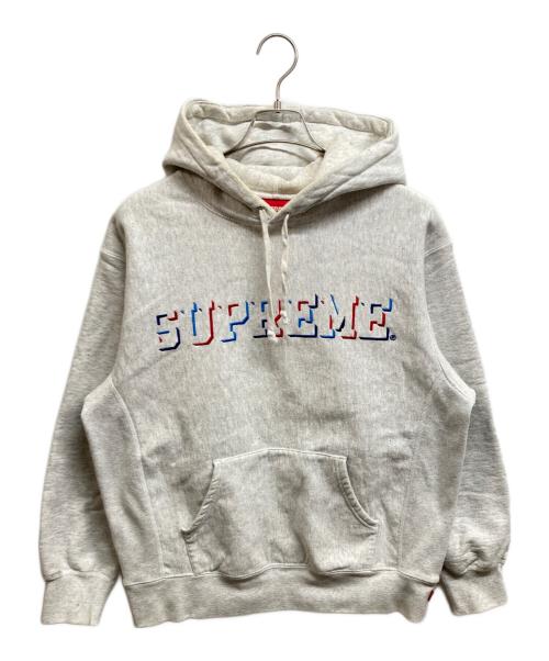 SUPREME（シュプリーム）SUPREME (シュプリーム) 20FW Drop Shadow Hooded Sweatshirt グレー サイズ:Mの古着・服飾アイテム