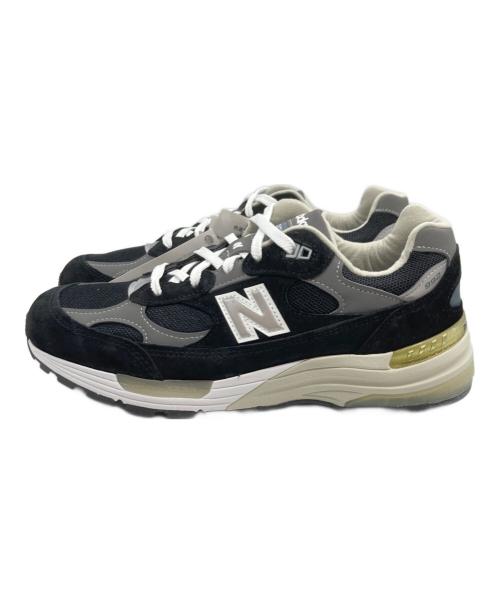 NEW BALANCE（ニューバランス）NEW BALANCE (ニューバランス) M992EB ローカットスニーカー ブラック サイズ:US9 未使用品の古着・服飾アイテム