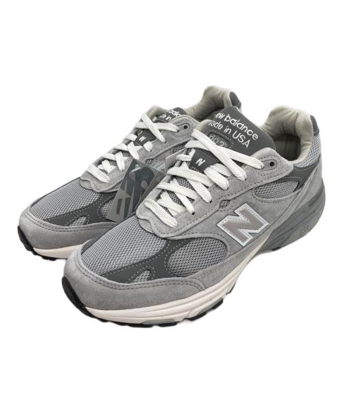 NEW BALANCE（ニューバランス）NEW BALANCE (ニューバランス) MR993G Lローカットスニーカー グレー サイズ:US9 未使用品の古着・服飾アイテム