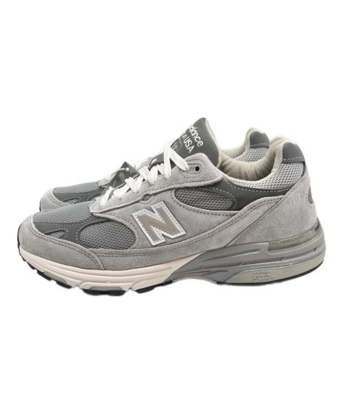 NEW BALANCE（ニューバランス）NEW BALANCE (ニューバランス) MR993G Lローカットスニーカー グレー サイズ:US9 未使用品の古着・服飾アイテム