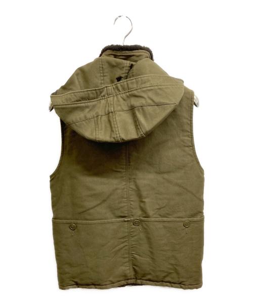GERUGA PERFORMANCE（ゲルガ パフォーマンス）GERUGA PERFORMANCE (ゲルガ パフォーマンス) ミリタリーフーデッドベスト グリーン サイズ:3の古着・服飾アイテム