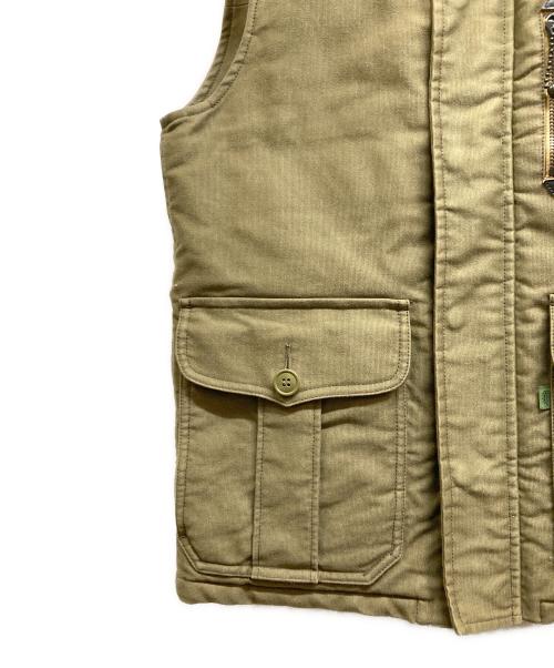 GERUGA PERFORMANCE（ゲルガ パフォーマンス）GERUGA PERFORMANCE (ゲルガ パフォーマンス) ミリタリーフーデッドベスト グリーン サイズ:3の古着・服飾アイテム