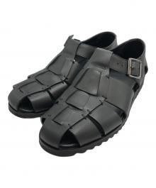 PARABOOT（パラブーツ）の古着「PACIFICグルカサンダル」｜ブラック