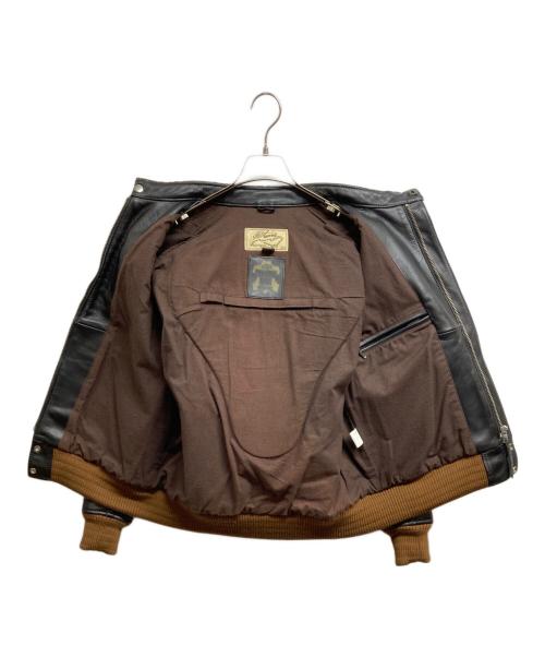 GREEDY（グリーディ）GREEDY (グリーディ) G-1 フライトレザージャケット ブラック サイズ:Mの古着・服飾アイテム