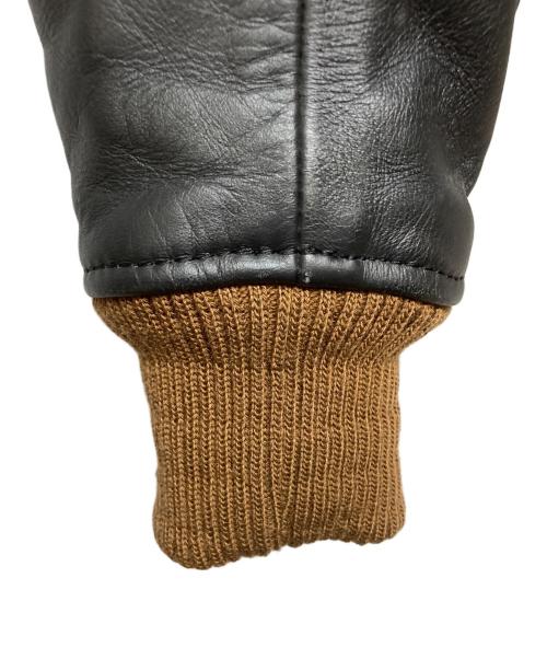 GREEDY（グリーディ）GREEDY (グリーディ) G-1 フライトレザージャケット ブラック サイズ:Mの古着・服飾アイテム