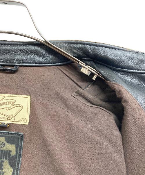 GREEDY（グリーディ）GREEDY (グリーディ) G-1 フライトレザージャケット ブラック サイズ:Mの古着・服飾アイテム