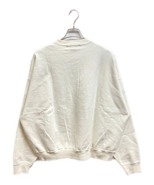 REMI RELIEF（レミレリーフ）REMI RELIEF (レミレリーフ) クルーネックスウェット ホワイト サイズ:M 未使用品の古着・服飾アイテム