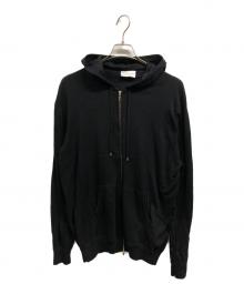 Settefili Cashmere（セッテフィーリ カシミア）の古着「ジップパーカー」｜ブラック