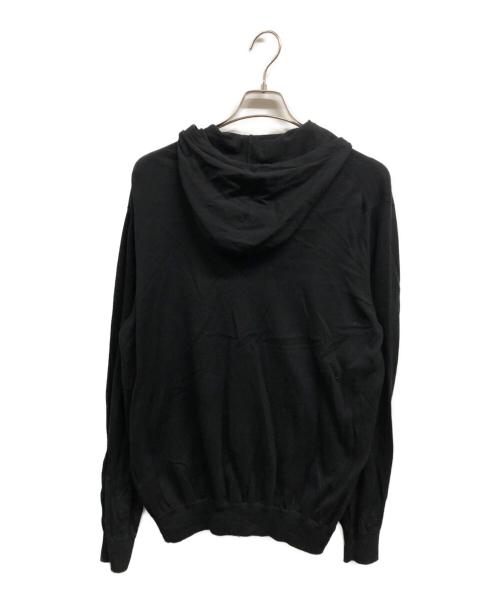 Settefili Cashmere（セッテフィーリ カシミア）Settefili Cashmere (セッテフィーリ カシミア) ジップパーカー ブラック サイズ:Lの古着・服飾アイテム