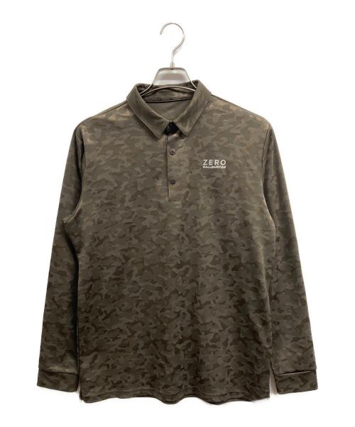 ZERO HALLIBURTON（ゼロ ハリバートン）ZERO HALLIBURTON (ゼロ ハリバートン) ポロシャツ ブラウン サイズ:Lの古着・服飾アイテム