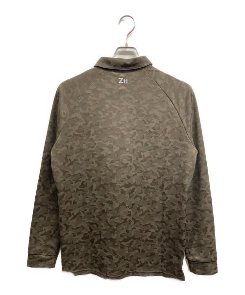 ZERO HALLIBURTON（ゼロ ハリバートン）ZERO HALLIBURTON (ゼロ ハリバートン) ポロシャツ ブラウン サイズ:Lの古着・服飾アイテム
