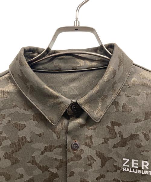 ZERO HALLIBURTON（ゼロ ハリバートン）ZERO HALLIBURTON (ゼロ ハリバートン) ポロシャツ ブラウン サイズ:Lの古着・服飾アイテム