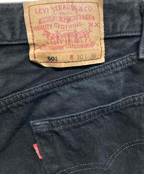 LEVI'S（リーバイス）LEVI'S (リーバイス) 501 ブラックデニム ブラック サイズ:W30の古着・服飾アイテム