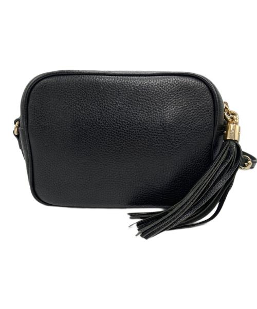 GUCCI（グッチ）GUCCI (グッチ) インターロッキングG ソーホー ディスコバッグ ブラックの古着・服飾アイテム