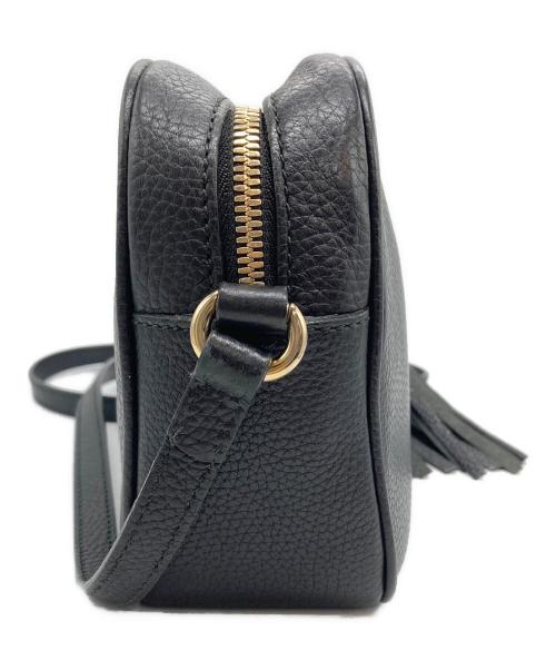 GUCCI（グッチ）GUCCI (グッチ) インターロッキングG ソーホー ディスコバッグ ブラックの古着・服飾アイテム