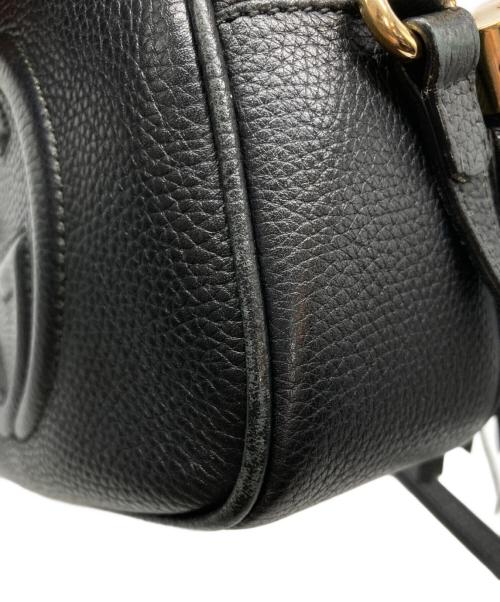 GUCCI（グッチ）GUCCI (グッチ) インターロッキングG ソーホー ディスコバッグ ブラックの古着・服飾アイテム