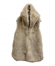 MARIED'OR（マリードール）の古着「エコファーベスト」｜ベージュ