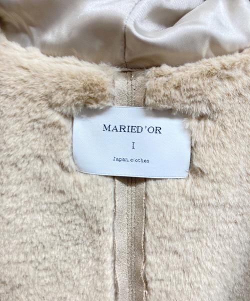 MARIED'OR（マリードール）MARIED'OR (マリードール) エコファーベスト ベージュ サイズ:1の古着・服飾アイテム