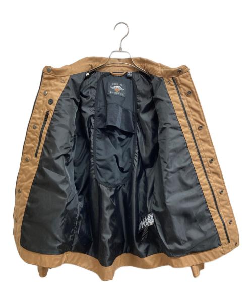 HARLEY-DAVIDSON（ハーレーダビッドソン）HARLEY-DAVIDSON (ハーレーダビッドソン) キャンバス ライディングジャケット ベージュ サイズ:Mの古着・服飾アイテム