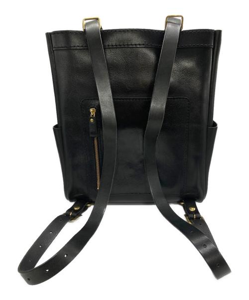 analogico（アナロジコ）analogico (アナロジコ) レザーリュック ブラックの古着・服飾アイテム