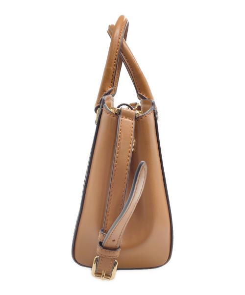 MICHAEL KORS（マイケル・コース）MICHAEL KORS (マイケル・コース) 2WAYショルダーバッグ ブラウンの古着・服飾アイテム